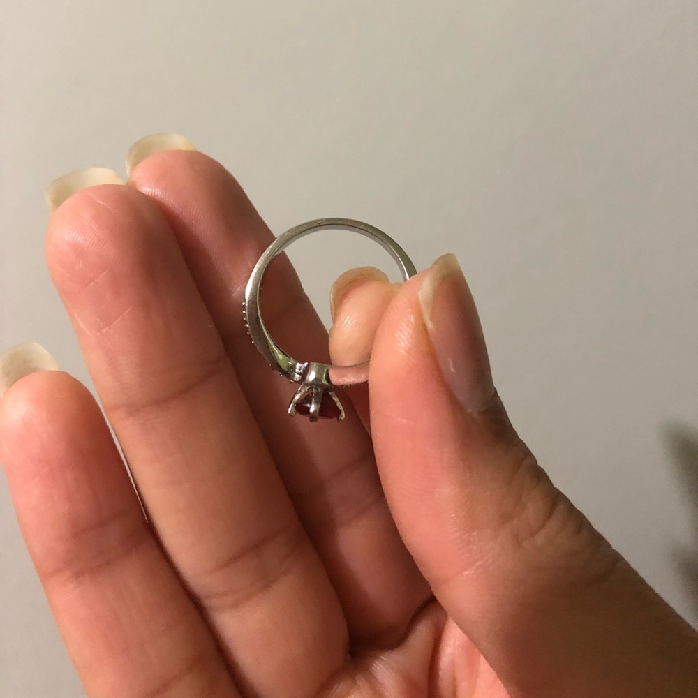 Ruby and diamond ring - Picture 6 of 6